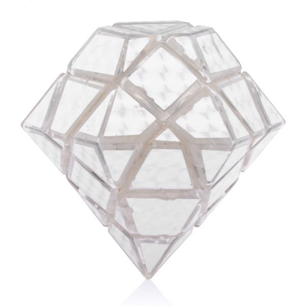 Cubo Mágico Diamante - Transparente ou Vermelho